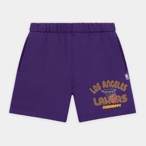 NWT Madhappy Lakers Heritage Short Medium
